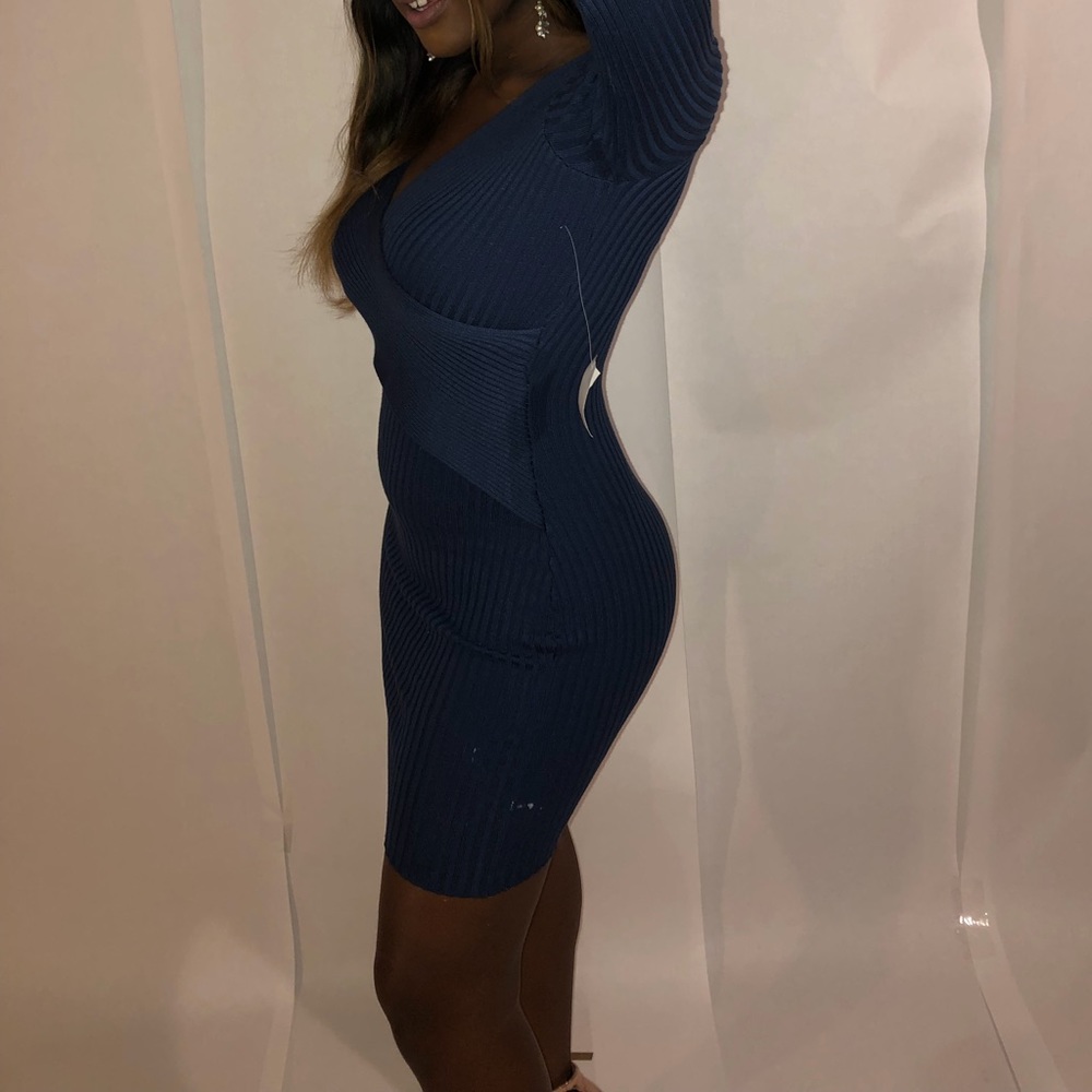 Blue Sweater Dress